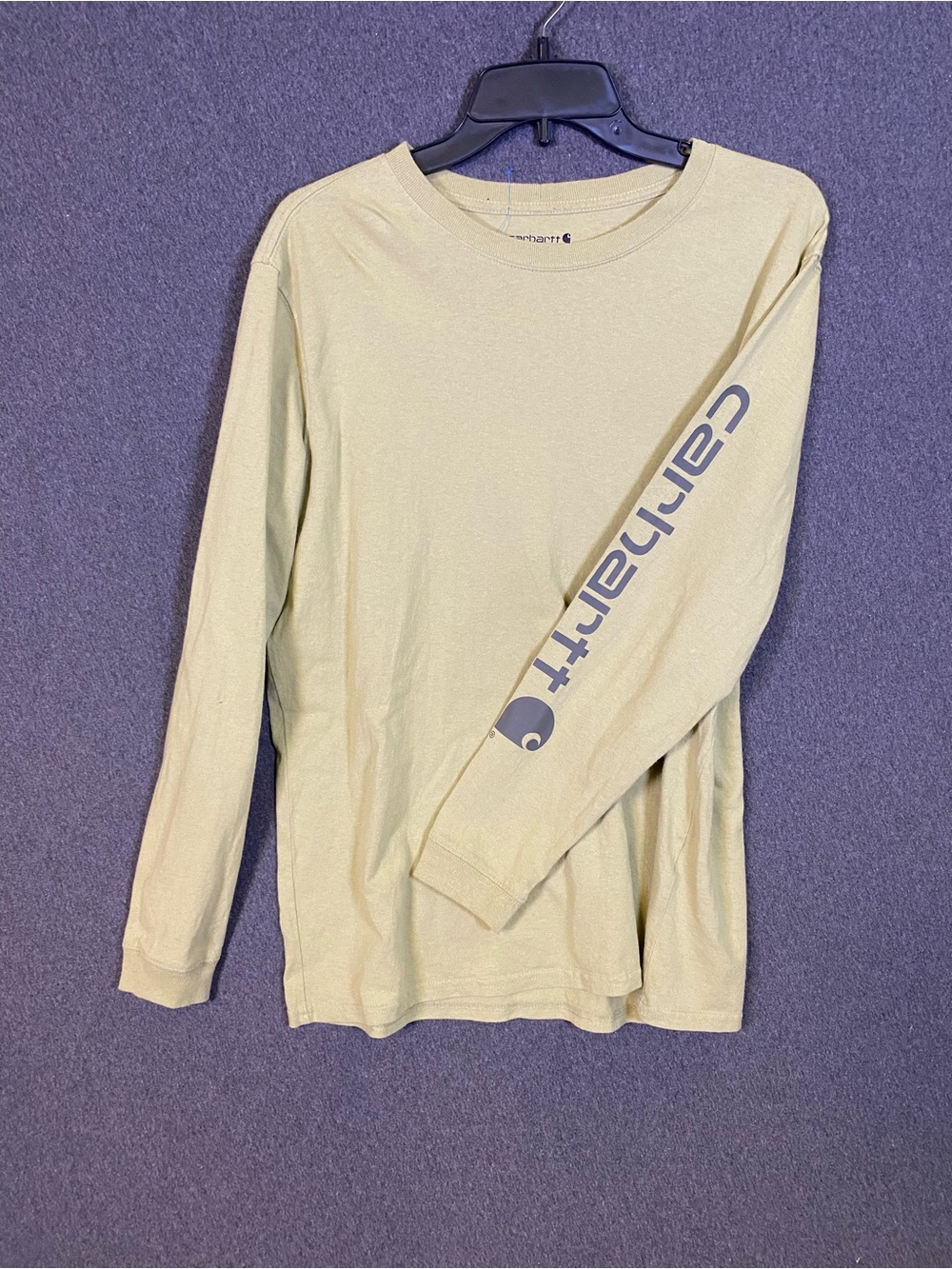 Carhartt Womens Long-Sleeve Logo Tee - Light Green